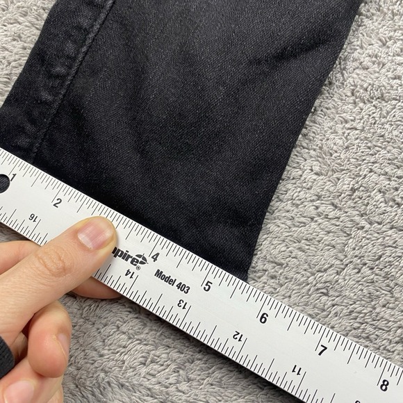 Hollister Advanced Stretch Skinny Jeans Mens 30x28 Black Low Rise - Picture 5 of 13